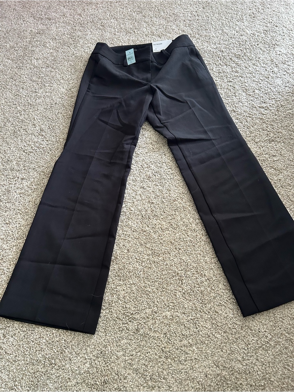 Ann Taylor Factory Black Wide-Leg Dress Pants
